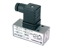 18D Electro-mechanical pneumatic pressure switch, Flange, 1-16 bar