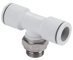 Pneufit E geçmeli bağlantı parçası, döner adaptör, tişört, G3/8, 12 mm