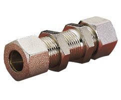 43 serisi sıkıştırma bağlantı parçaları dış somun, bölme konnektörü, düz, 8 mm
