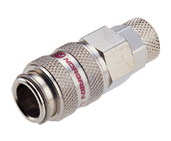 Tek kapatmalı çabuk açılan kaplinler, Kaplin itmeli bağlantı parçası, 4 mm