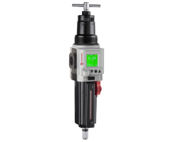 Excelon Plus filtre/regülatör, 1/2 PTF, 5 µm, 0,3-10 bar, otomatik tahliye, entegre elektronik basınç sensörü