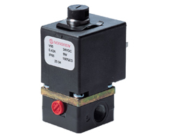 V04 serisi direkt etkili solenoid valf, G1/8, 3/2, NO, solenoid / yay dönüşlü