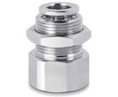 Pneufit 10 geçmeli bağlantı parçası, dişi bölme adaptörü, düz, G1/4, 8mm