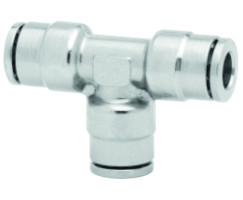 Pneufit 10 geçmeli bağlantı parçası, rakor, tişört, 10mm