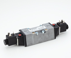 ISO Star solenoid valfı ISO 2, 5/2, solenoid pilot / solenoid pilot
