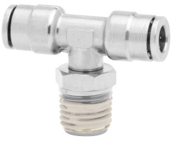 Pneufit 10 geçmeli bağlantı parçası, döner adaptör, tişört, R1/2, 10mm