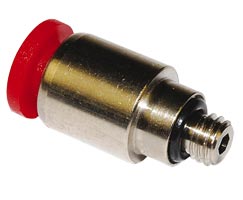 Pneufit C geçmeli bağlantı parçası, adaptör, düz, R1/4, 12mm