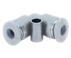 Pneufit M geçmeli bağlantı parçası, rakor, dirsek, 4mm
