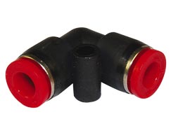 Pneufit C geçmeli bağlantı parçası, rakor, dirsek, 12 mm