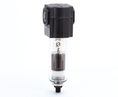 Excelon genel amaçlı filtre, G3/8, 40μm, otomatik tahliye, uzun