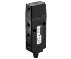 Super X hava pilot kumandalı valf, G1/4, 5/2, basınç önceliği / pilot