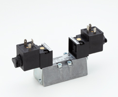 ISO Star solenoid valfı ISO 1, 5/3, APB, solenoid pilot / solenoid pilot