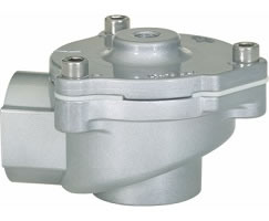 Dışarıdan çalıştırılan diyafram valfi, 1-1/2 NPT, 2/2, NC, uzaktan solenoid pilot / solenoid pilot