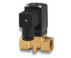 Zorunlu kaldırmalı, doğrudan solenoidle çalıştırılan diyaframlı valf, 1/4 NPT, 2/2, NC, solenoid pilot / solenoid pilot