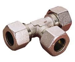 43 serisi sıkıştırma bağlantı parçaları dış somun, konektör, T, 14mm
