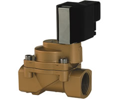 Dolaylı solenoidle çalıştırılan pistonlu valf, G1-1/2, 2/2, NC, solenoid pilot / solenoid pilot
