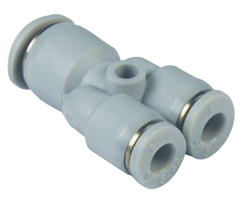Pneufit M geçmeli bağlantı, eşit olmayan rakor, Y, 4mm, 3mm