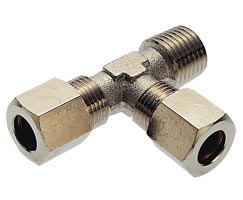 43 serisi sıkıştırma bağlantı parçaları, dış somun, yan adaptör, T, R3/8, 8mm