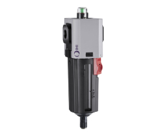 Excelon Plus birleştirici filtre, G3/8, 0,01 µm, otomatik tahliye, koruma ile