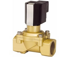 Zorunlu kaldırmalı, doğrudan solenoidle çalıştırılan diyaframlı valf, G2, 2/2, NC, solenoid pilot / solenoid pilot