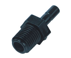 Pneufit D asetal geçmeli bağlantı parçası, gövde adaptörü, düz, R1/8, 8mm