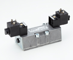 ISO Star solenoid valfı ISO 3, 5/3, COE, solenoid pilot / solenoid pilot