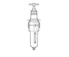 Excelon filtre/regülatör, G3/8, 40μm, 0,7-17 bar, otomatik tahliye, göstergesiz