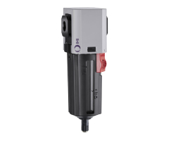 Excelon Plus genel amaçlı filtre, G1/2, 5 µm, otomatik tahliye, korumalı