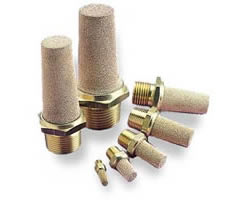 Quietaire sintered bronze silencer, G1/2