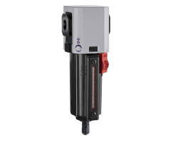 Excelon Plus genel amaçlı filtre, G1/2, 5μm, otomatik tahliye, sıvı seviye göstergeli