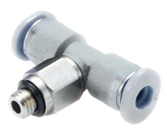 Pneufit M geçmeli bağlantı parçası, döner adaptör, tişört, M5, 3mm