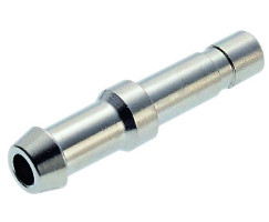 Pneufit 10 geçmeli bağlantı parçası, gövde, düz, 8 mm, 6,5 mm
