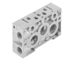 V44/V45 Mini ISO valfleri için modüler alt tabanlar ve uç plakalar