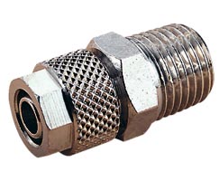 24 serisi geçmeli bağlantı, adaptör, düz, R3/8, 8mm/6mm