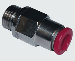 Pneufit C çek valf, düz, M5, 4mm