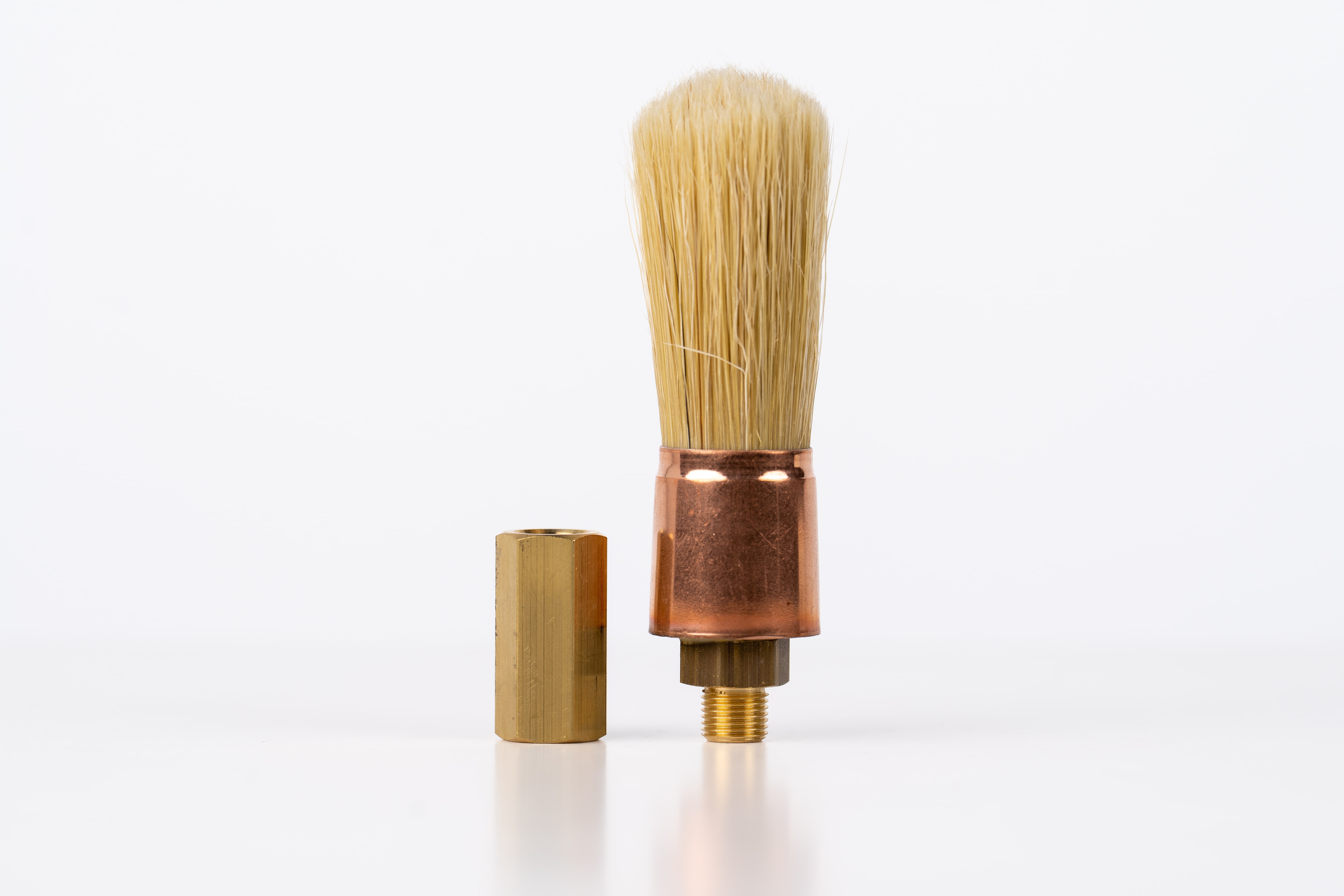 YUVARLAK YAĞLAMA FIRÇASI 30mm (HOG KIL / POLYESTER) + ADAPTÖR