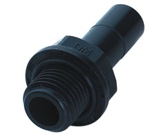 Pneufit D asetal geçmeli bağlantı parçası, gövde adaptörü, düz, G3/8, 8mm