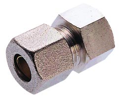 43 serisi sıkıştırma bağlantı parçaları, dış somun, dişi adaptör, düz, G3/4, 22mm