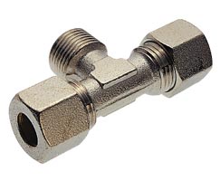 43 serisi sıkıştırma bağlantı parçaları dış somun, adaptör, te, R1/4, 12mm