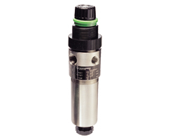 B05 Series stainless steel filter/regulator, 1/4 PTF, 5µm, 0.3-8.5 bar, automatic drain, without gauge