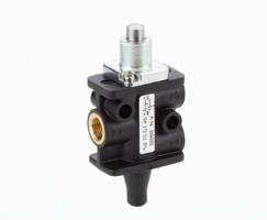 Super X mechanically actuated valve, G1/8, 3/2, plunger / spring