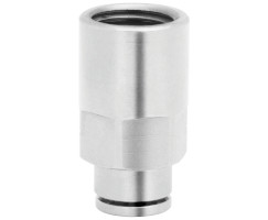 Pneufit 10 geçmeli bağlantı, dişi adaptör, düz, G1/4, 8mm