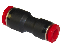 Pneufit C geçmeli bağlantı, eşitsiz rakor, düz, 16 mm, 12 mm