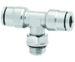 Pneufit 10 geçmeli bağlantı parçası, döner adaptör, tişört, G1/4, 8mm