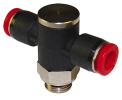 Pneufit C geçmeli bağlantı parçası, üniversal adaptör, tişört, G3/8, 8mm