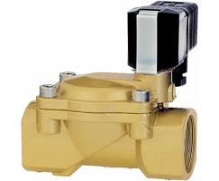 Dolaylı solenoidle çalıştırılan diyafram valfi, G1-1/4, 2/2, NC, solenoid pilot / solenoid pilot, solenoidsiz