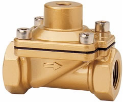 Dışarıdan çalıştırılan koltuk valfi, G1/2, 2/2, NC, uzaktan solenoid pilot / solenoid pilot