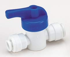 Pneufit D 2/2 kesme vanası, düz, 1/4