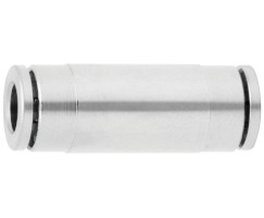 Pneufit 10 geçmeli bağlantı parçası, rakor, düz, 5 mm