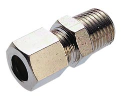 43 serisi sıkıştırma bağlantı parçaları dış somun, adaptör, düz, R1/8, 6mm